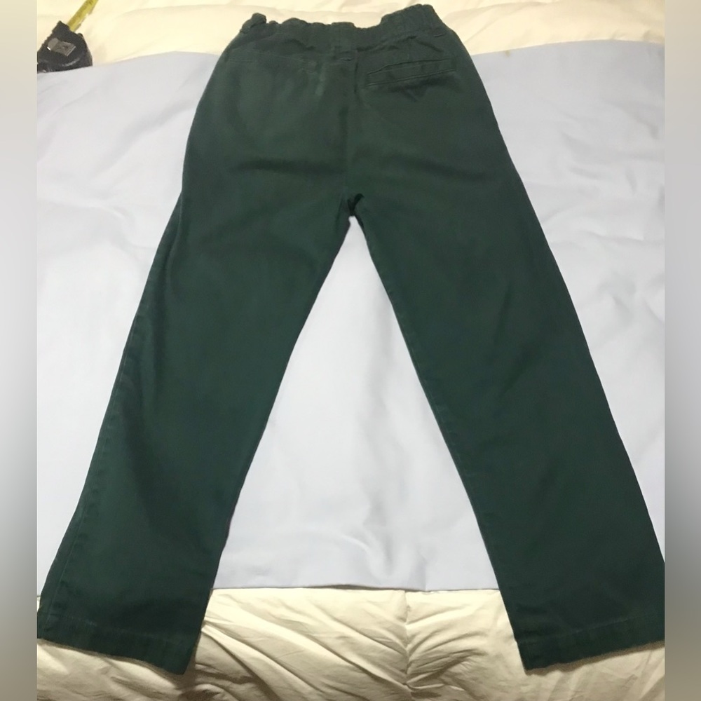 Lands' End School Uniform Boys adjustable Elastic Waist  Green Size 8
